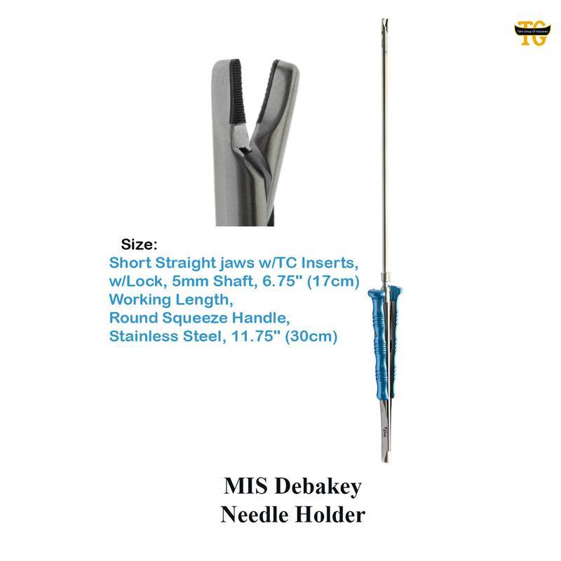 MIS Needle Holder, surgical instruments, TGI's own catalog photograph