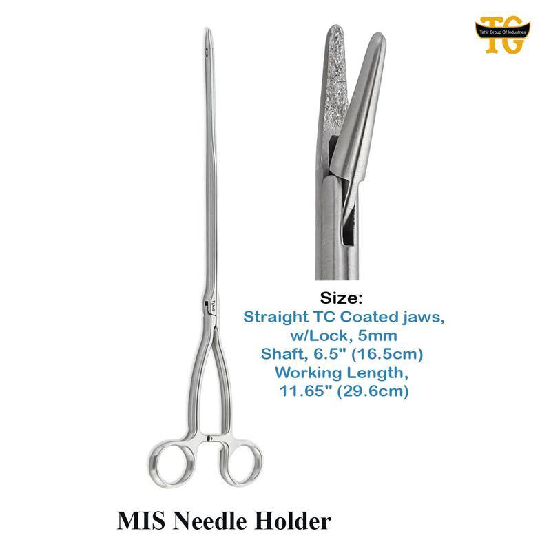 MIS Needle Holder, surgical instruments, TGI's own catalog photograph