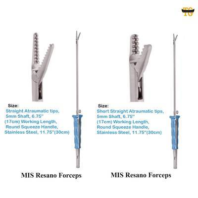 MIS Resano Forceps, surgical instruments, TGI's own catalog photograph