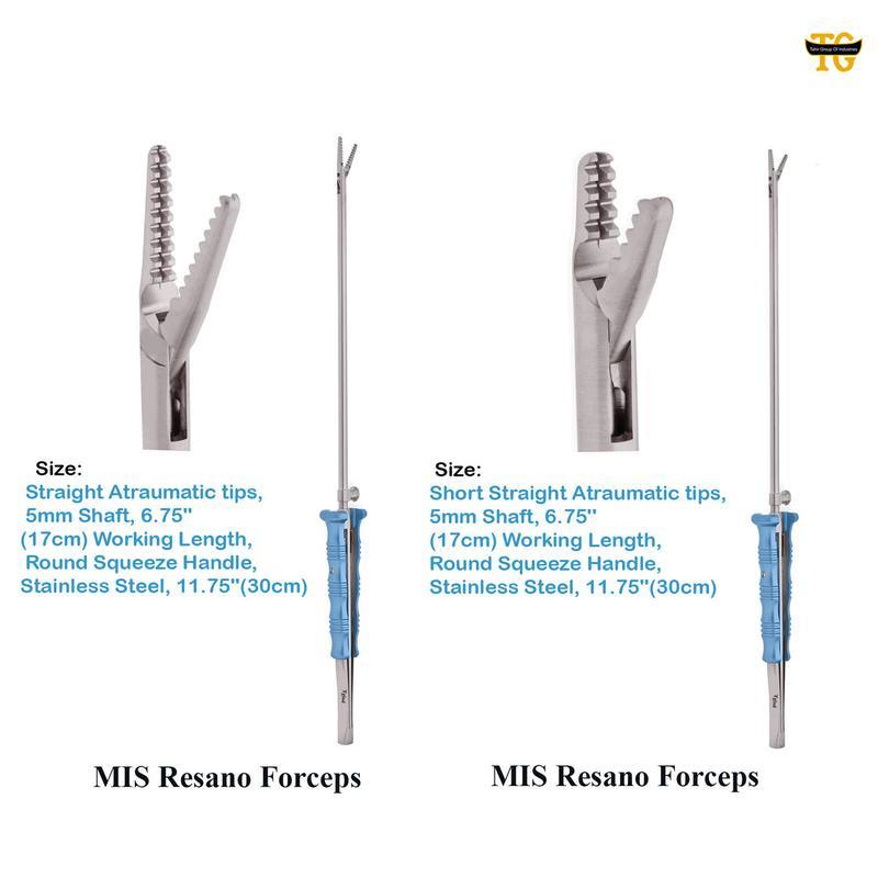 MIS Resano Forceps, surgical instruments, TGI's own catalog photograph
