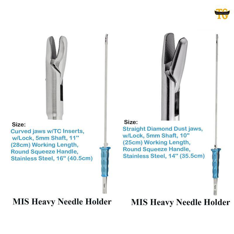 MIS Needle Holder, surgical instruments, TGI's own catalog photograph