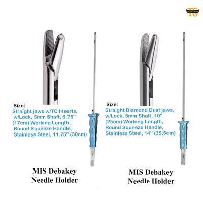 MIS Needle Holder, surgical instruments, TGI's own catalog photograph
