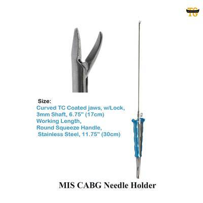 MIS Needle Holder, surgical instruments, TGI's own catalog photograph