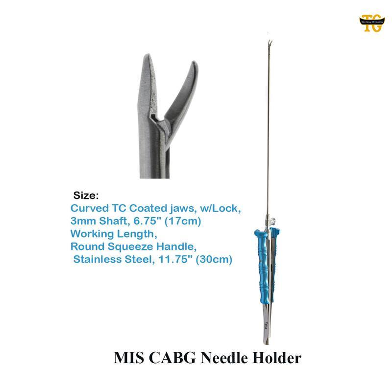MIS Needle Holder, surgical instruments, TGI's own catalog photograph