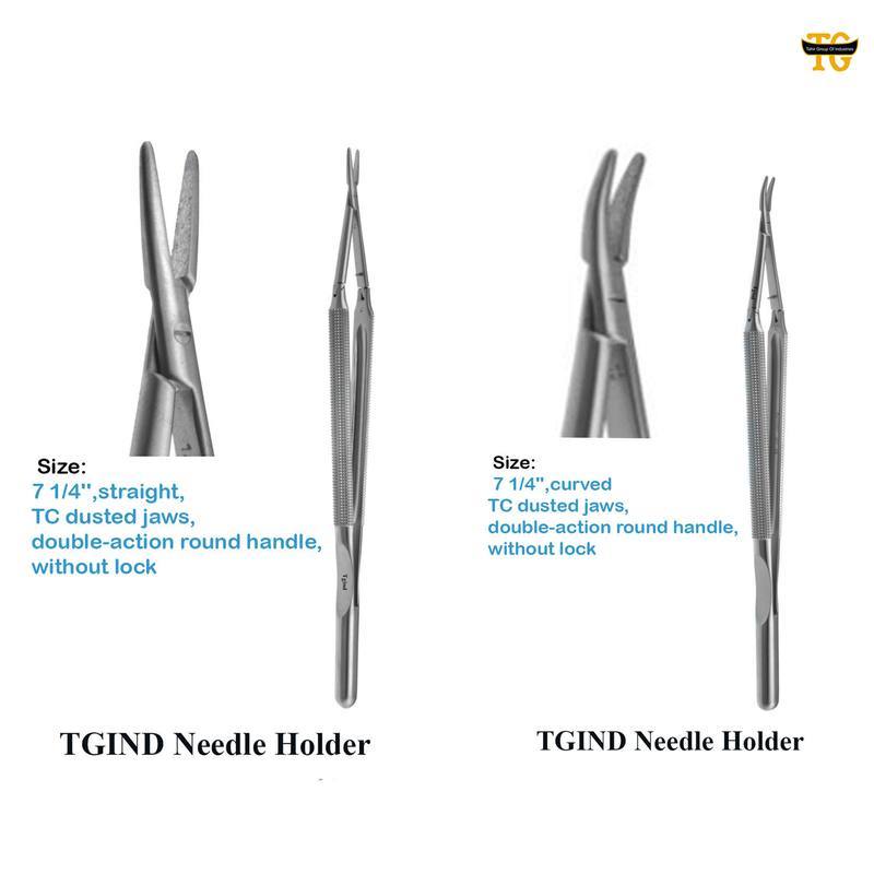 MIS Needle Holder, surgical instruments, TGI's own catalog photograph