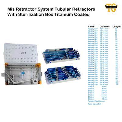 MIS Retractor, surgical instruments, TGI's own catalog photograph