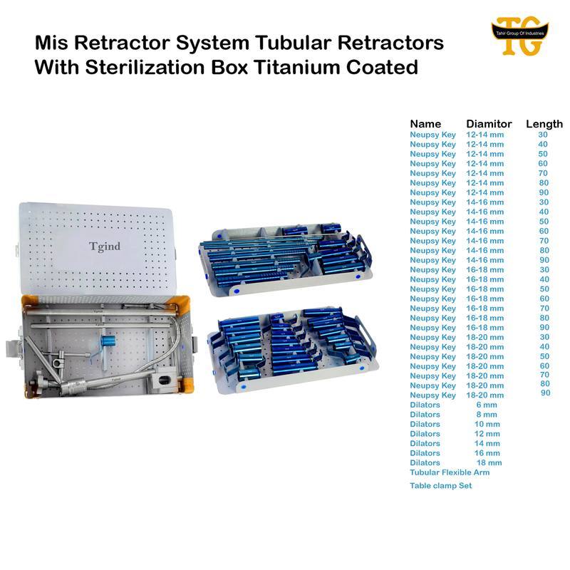 MIS Retractor, surgical instruments, TGI's own catalog photograph