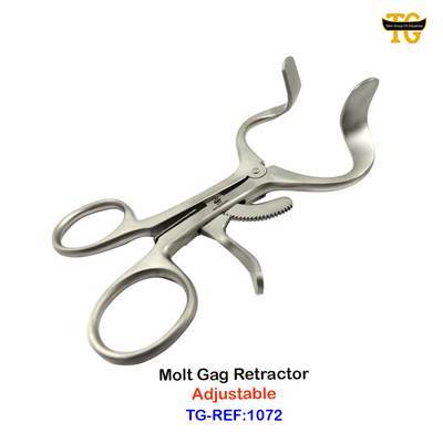 Molt Gag Retractor, dental instruments, TGI's own catalog photograph