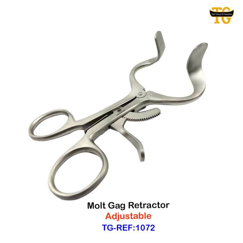 Molt Gag Retractor, dental instruments, TGI's own catalog photograph