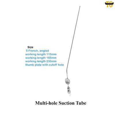Multi Hole Suction Tube, surgical instruments, TGI's own catalog photograph