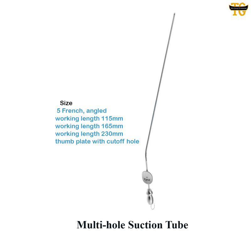 Multi Hole Suction Tube, surgical instruments, TGI's own catalog photograph
