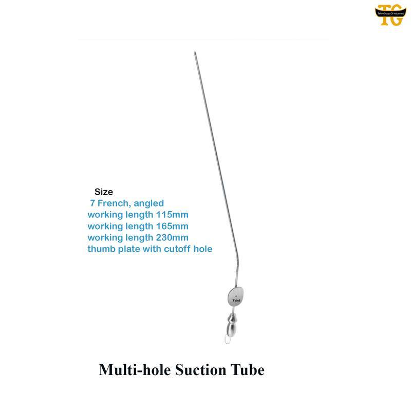 Multi Hole Suction Tube, surgical instruments, TGI's own catalog photograph