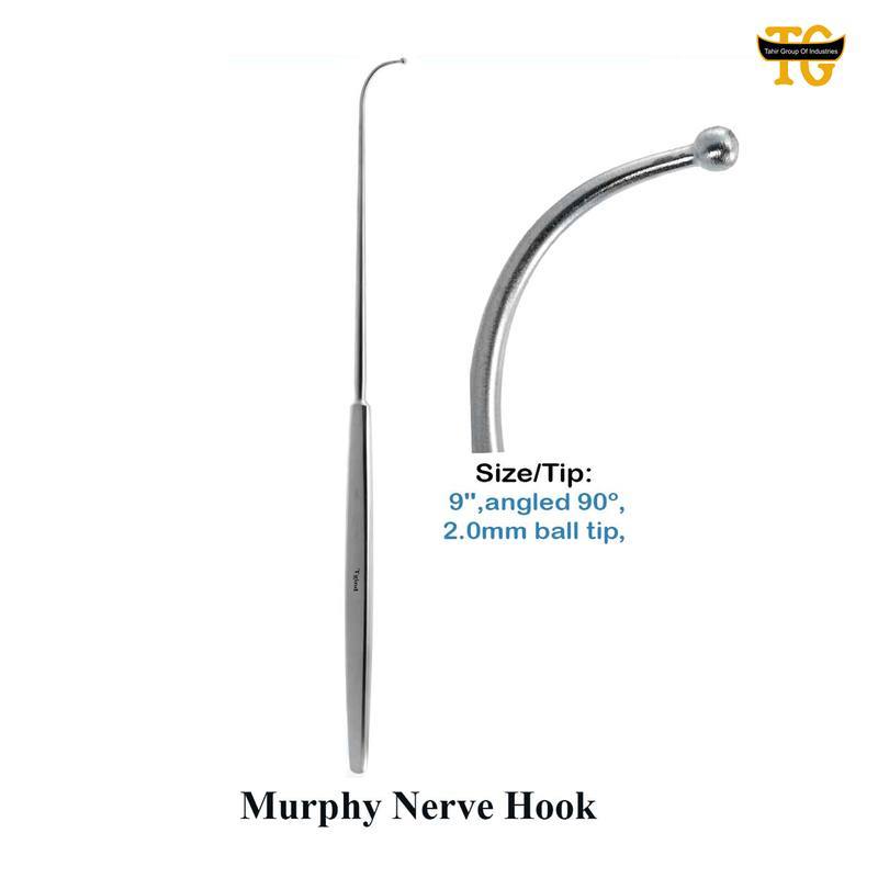 Murphy Hook, surgical instruments, TGI's own catalog photograph