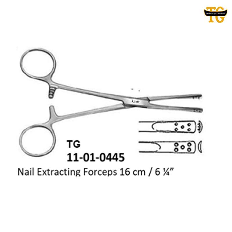 Nail Extracting Forceps, orthopedic instruments, TGI's own catalog photograph