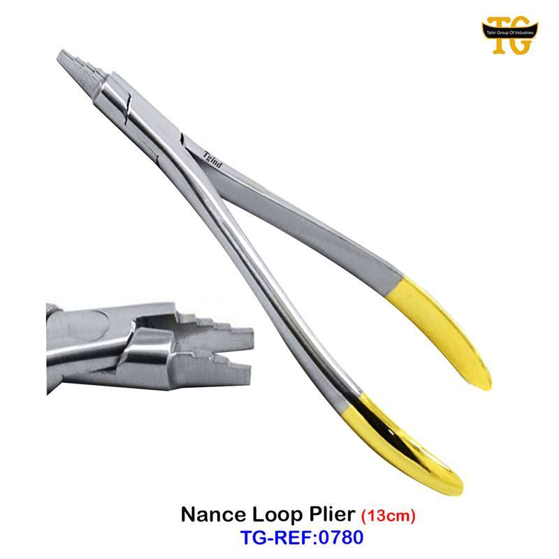 Nance Loop Plier TC, dental instruments, TGI's own catalog photograph