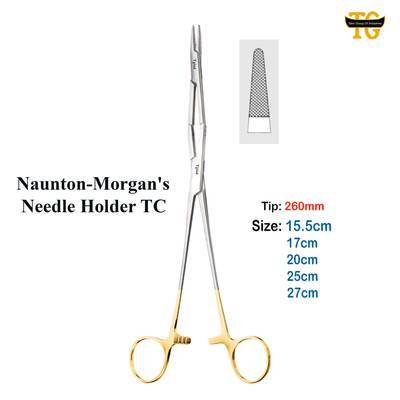 Naunton Morgan Needle Holder TC, surgical instruments, TGI's own catalog photograph
