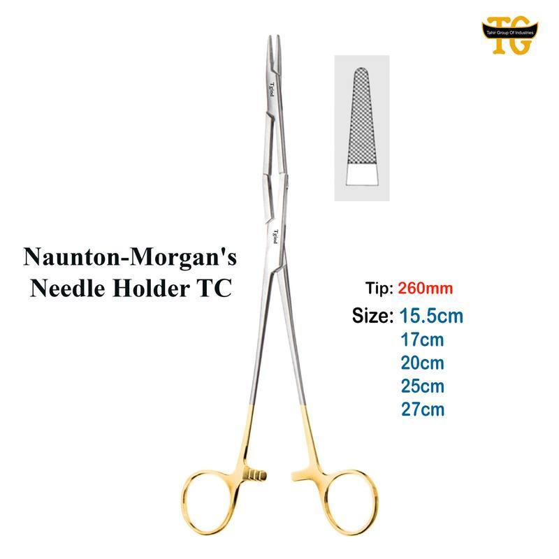 Naunton Morgan Needle Holder TC, surgical instruments, TGI's own catalog photograph