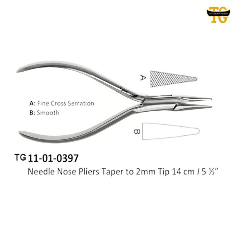 Needle Nose Plier, orthopedic instruments, TGI's own catalog photograph