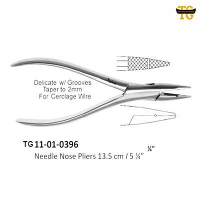 Needle Nose Plier, orthopedic instruments, TGI's own catalog photograph