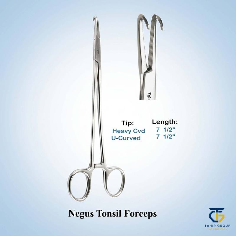 Negus Tonsil Forceps, ENT instruments, TGI's own catalog photograph