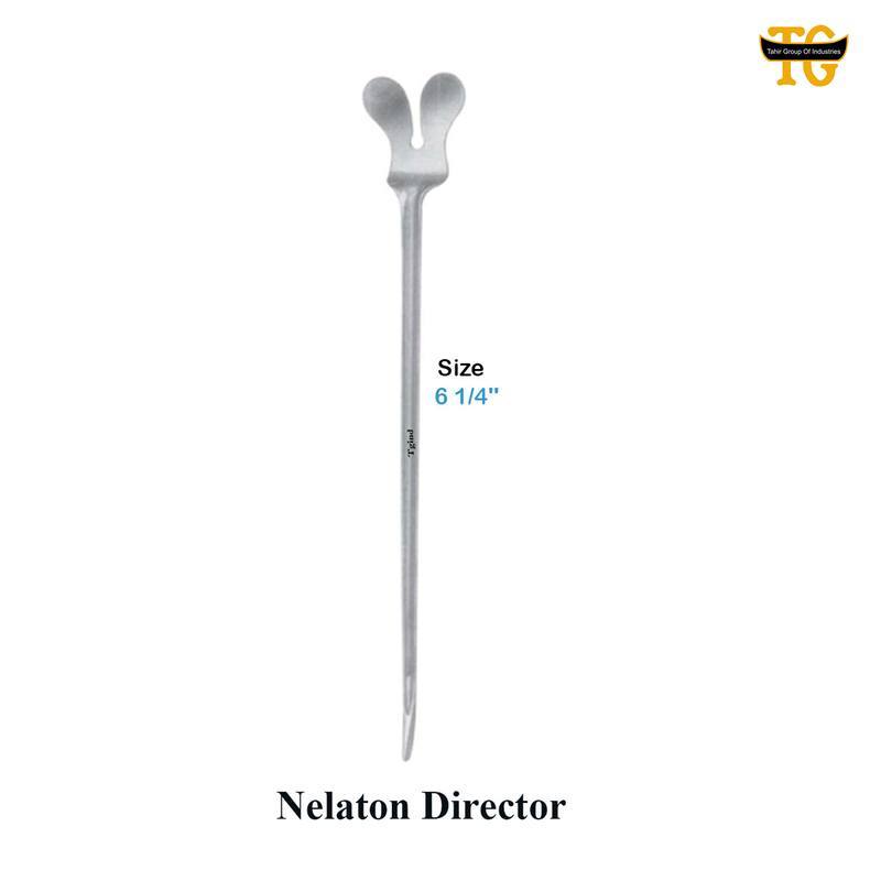 Nelaton Director, surgical instruments, TGI's own catalog photograph