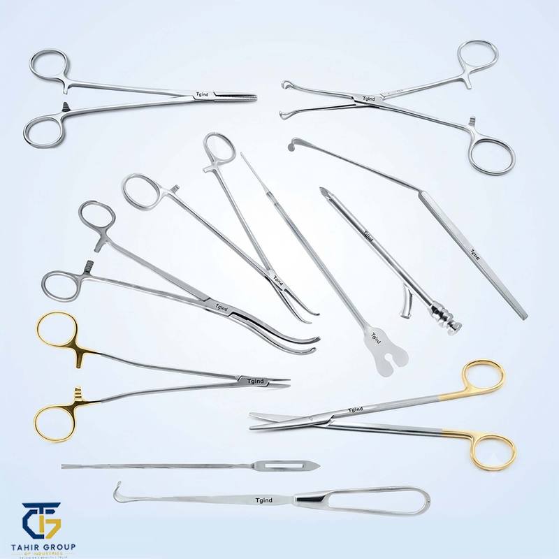 Nephrectomy Surgery Set, surgical instrument sets, TGI's own catalog photograph