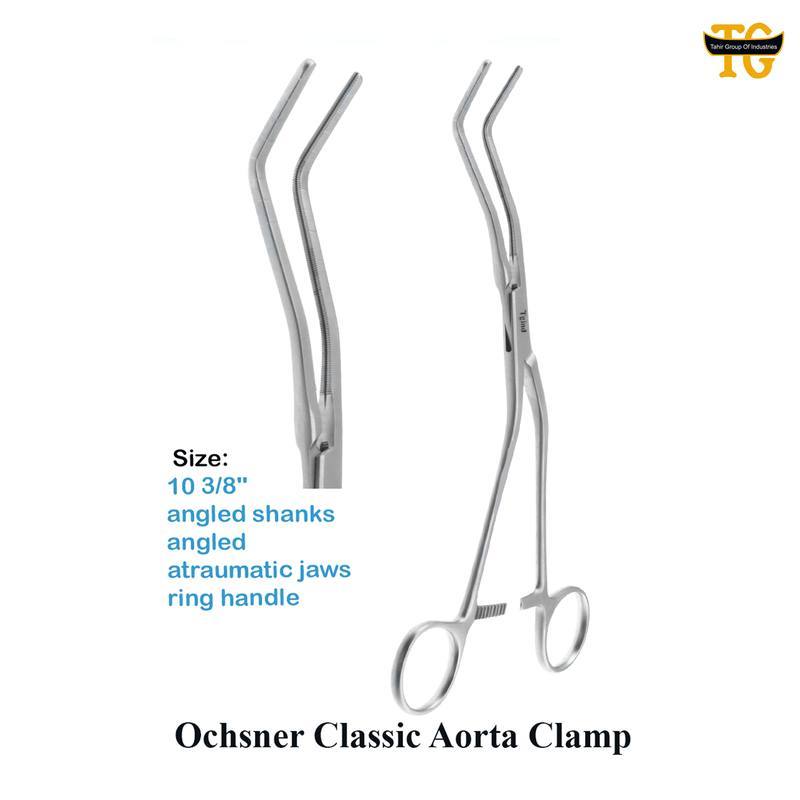 Ochsner Classic Clamp, surgical instruments, TGI's own catalog photograph