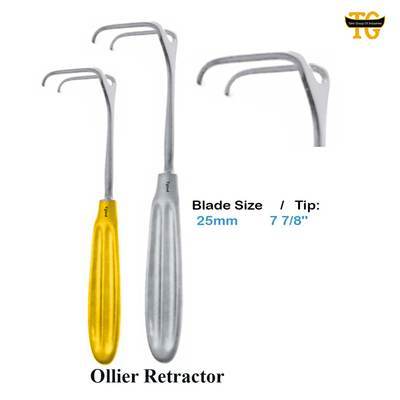 Ollier Retractor, surgical instruments, TGI's own catalog photograph