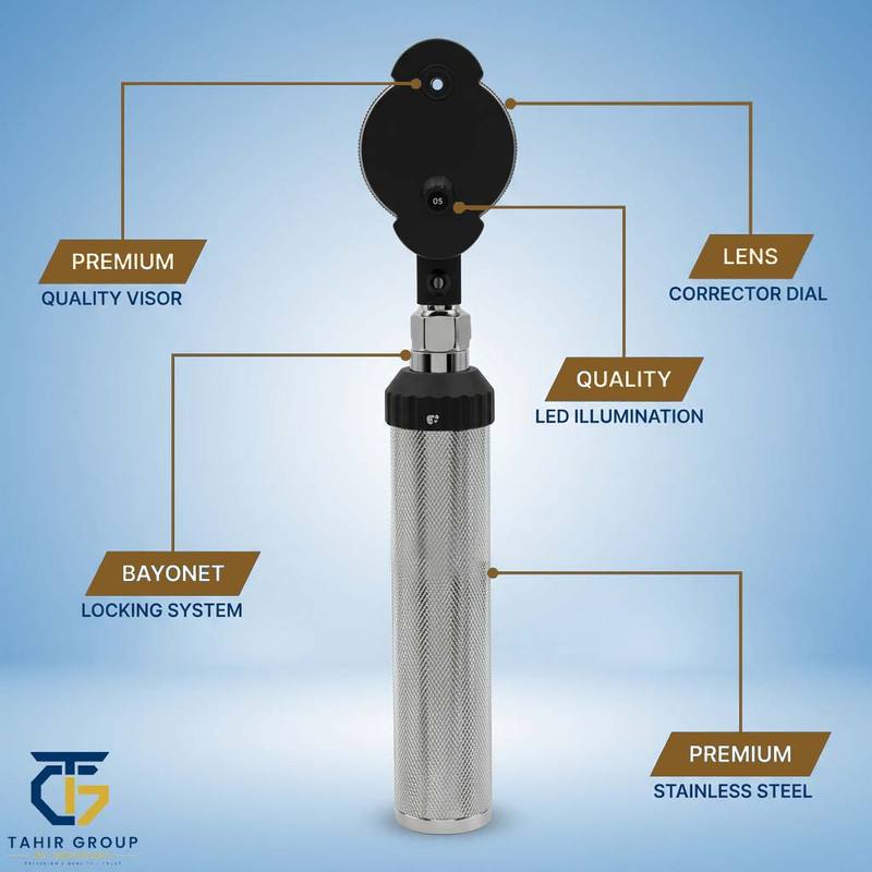 Ophthalmoscope, diagnostic instruments, TGI's own catalog photograph
