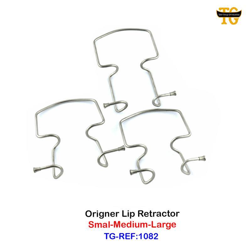 Oringer Lip Retractor, dental instruments, TGI's own catalog photograph