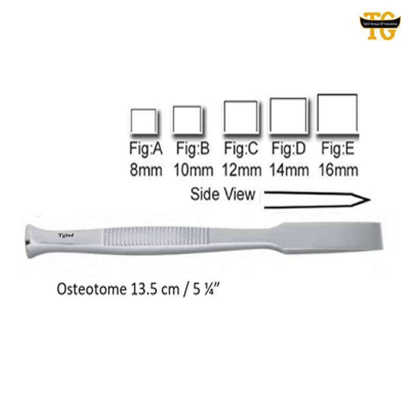 Osteotome, orthopedic instruments, TGI's own catalog photograph