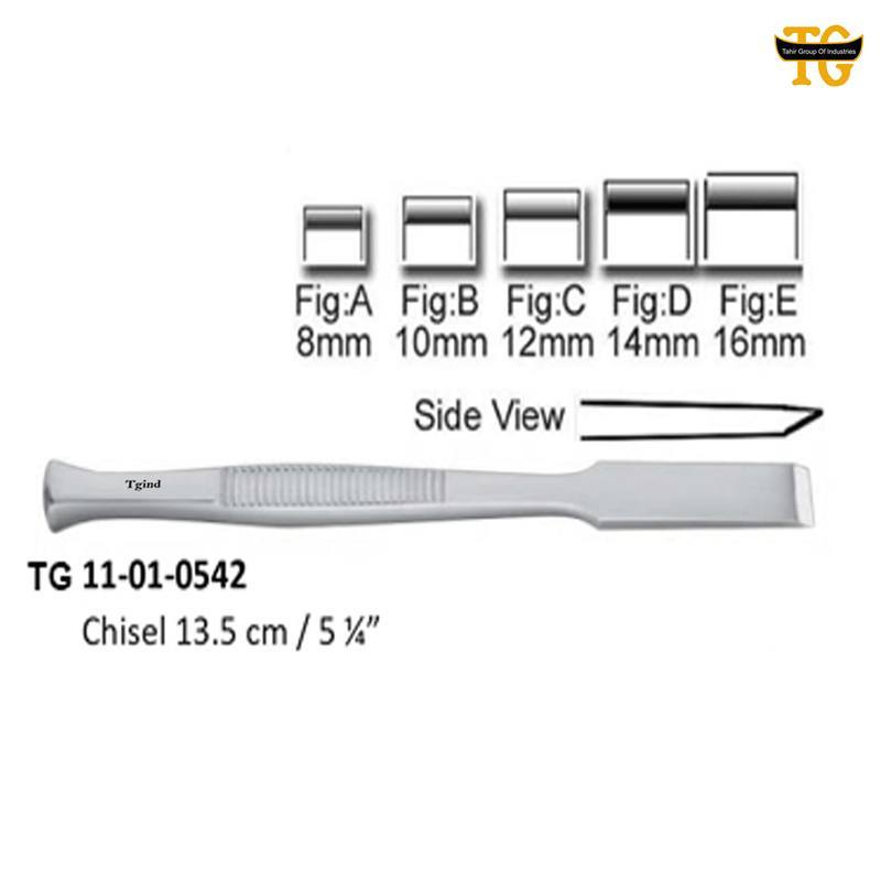 Chisel, orthopedic instruments, TGI's own catalog photograph