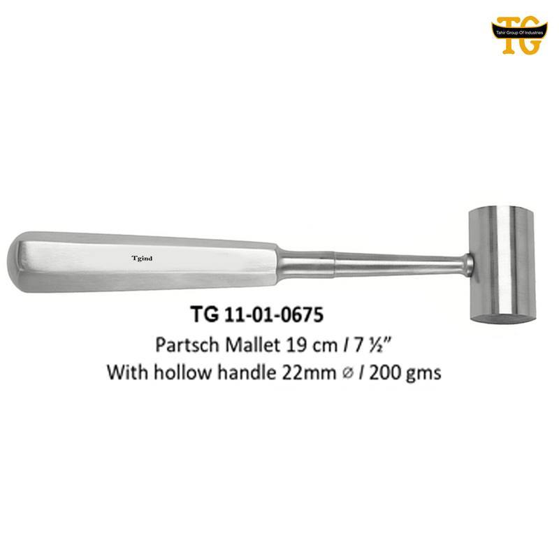 PARTSCH Mallet, orthopedic instruments, TGI's own catalog photograph