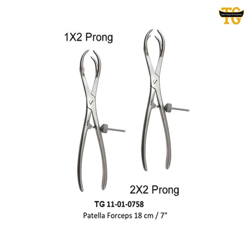 Patella Bone Holding Forceps, orthopedic instruments, TGI's own catalog photograph