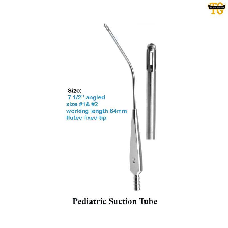 Pediatric Suction Tube, surgical instruments, TGI's own catalog photograph