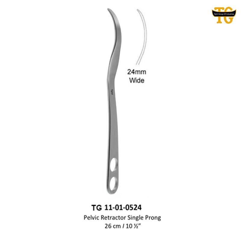 Pelvic Retractor Single Prong, orthopedic instruments, TGI's own catalog photograph