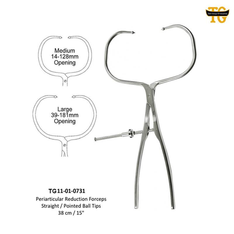 Periarticular Reduction Forceps, orthopedic instruments, TGI's own catalog photograph
