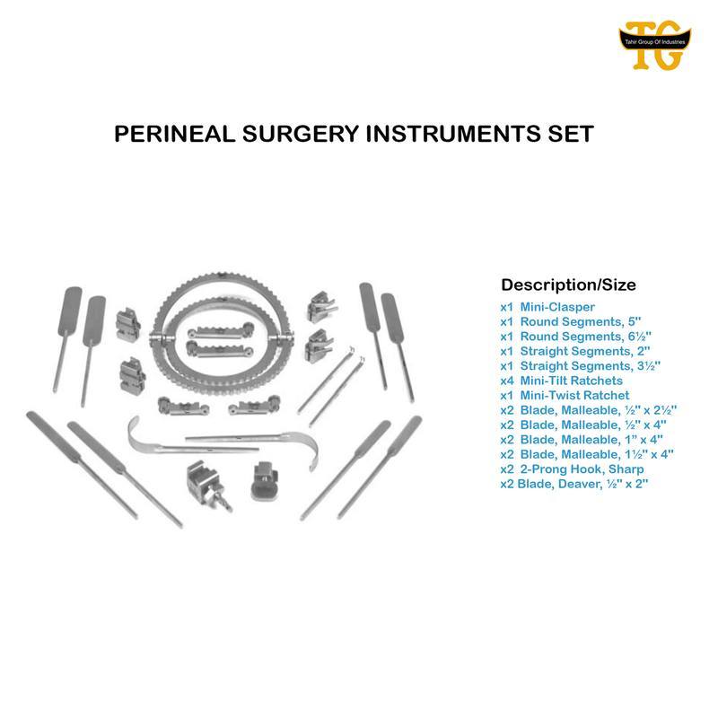 Perinal Surgery Retractor, surgical instruments, TGI's own catalog photograph
