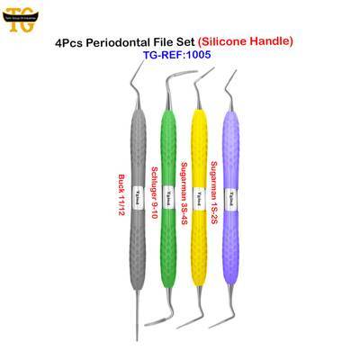 Periodontal File Set, dental instruments, TGI's own catalog photograph
