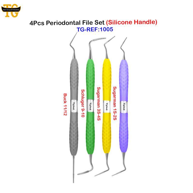Periodontal File Set, dental instruments, TGI's own catalog photograph