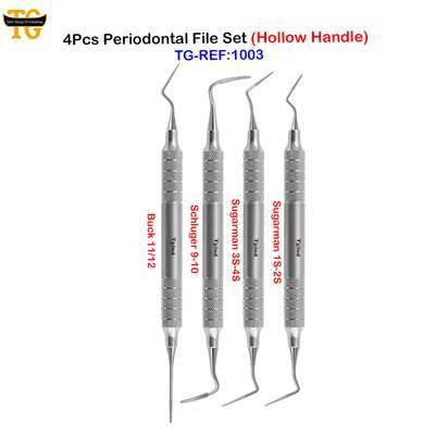 Periodontal Files Set, dental instruments, TGI's own catalog photograph