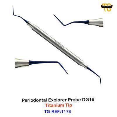Periodontal Explorer Probe DG16, TGI's own catalog photograph