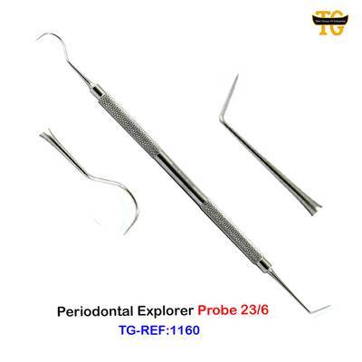 Periodontal Explorer Probe 23/6, dental instruments, TGI's own catalog photograph