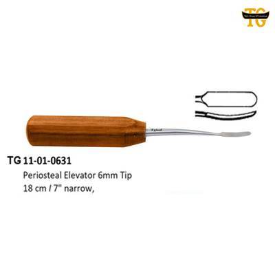 Periosteal Elevator 6mm Tip, orthopedic instruments, TGI's own catalog photograph