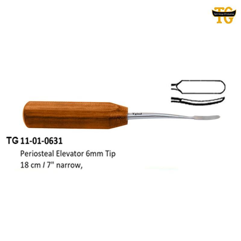 Periosteal Elevator 6mm Tip, orthopedic instruments, TGI's own catalog photograph