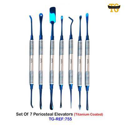 Periosteal Elevator Set, dental instruments, TGI's own catalog photograph