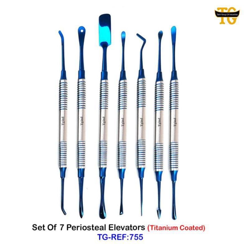 Periosteal Elevator Set, dental instruments, TGI's own catalog photograph