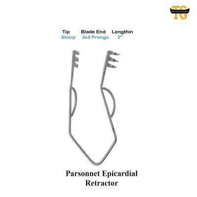 Parsonnet Retractor, surgical instruments, TGI's own catalog photograph