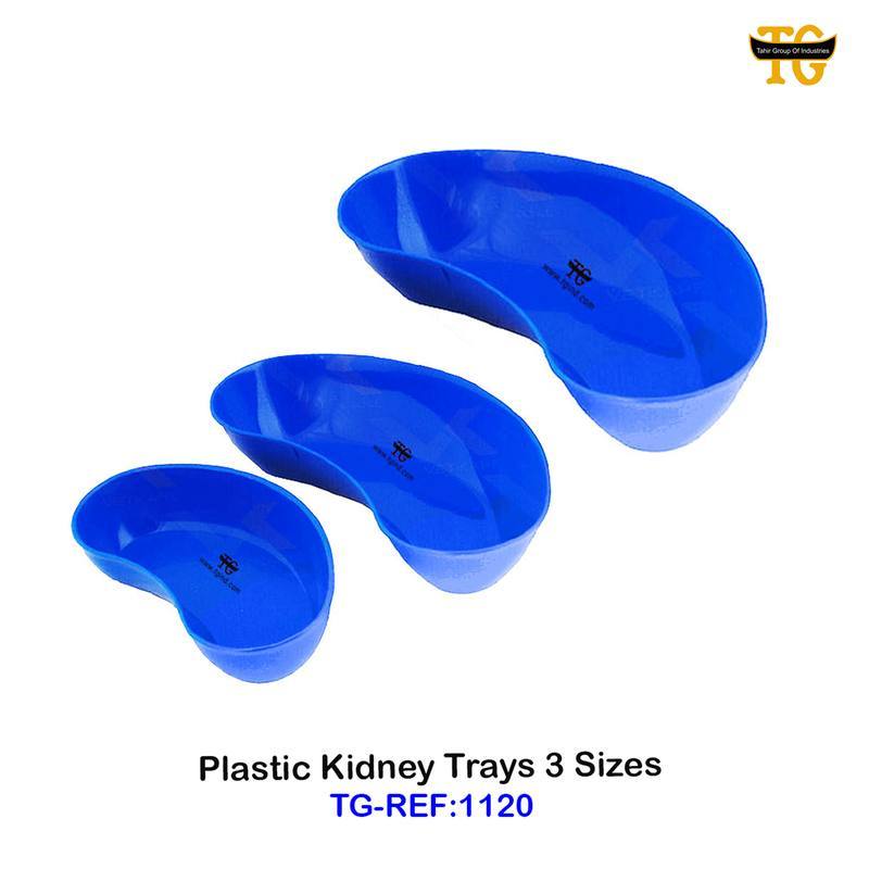 Plastic Kidney Tray, dental instruments, TGI's own catalog photograph