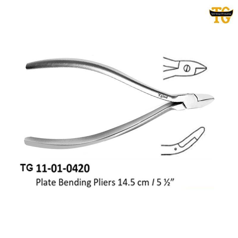 Plate Bending Plier, orthopedic instruments, TGI's own catalog photograph